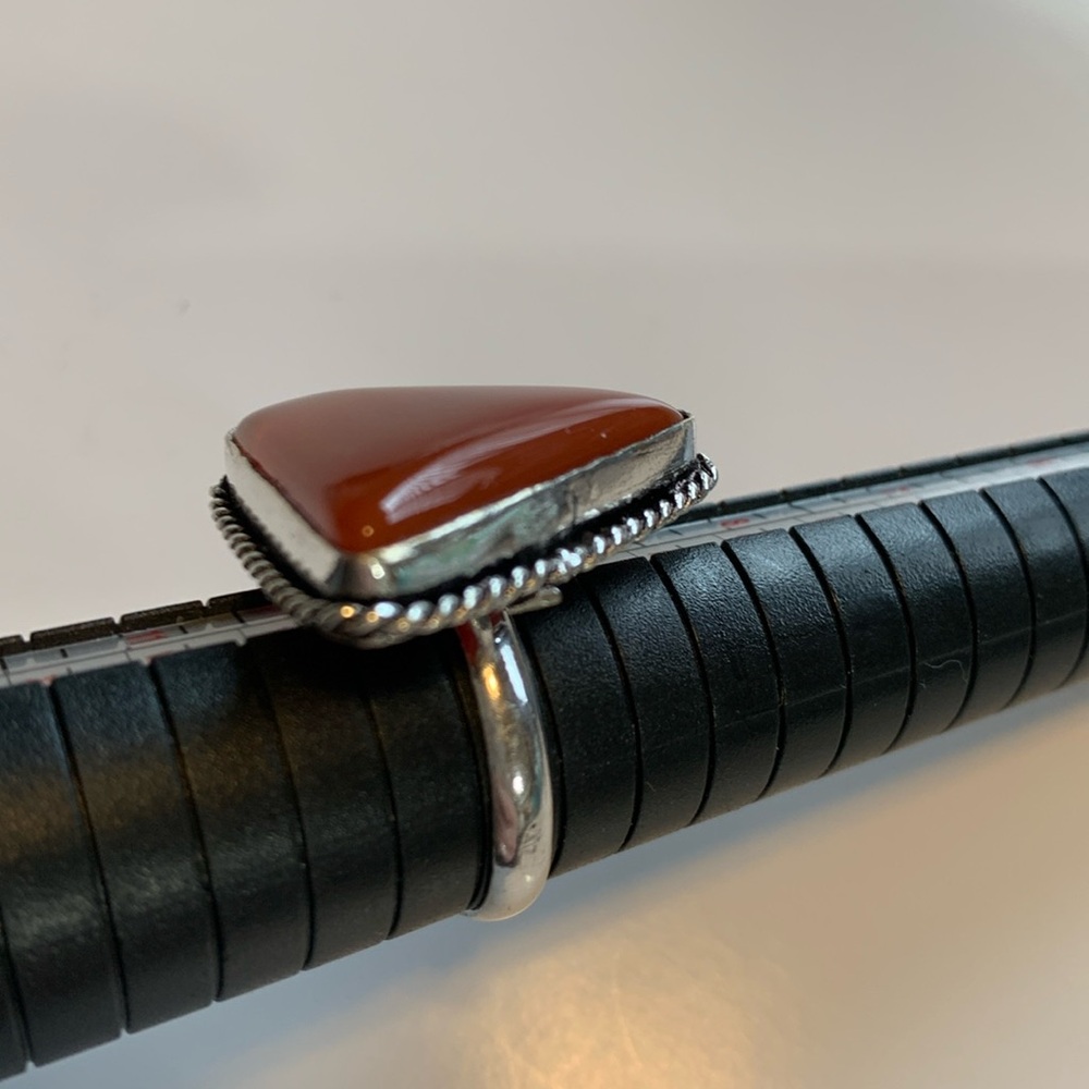 Carnelian Gemstone Ring